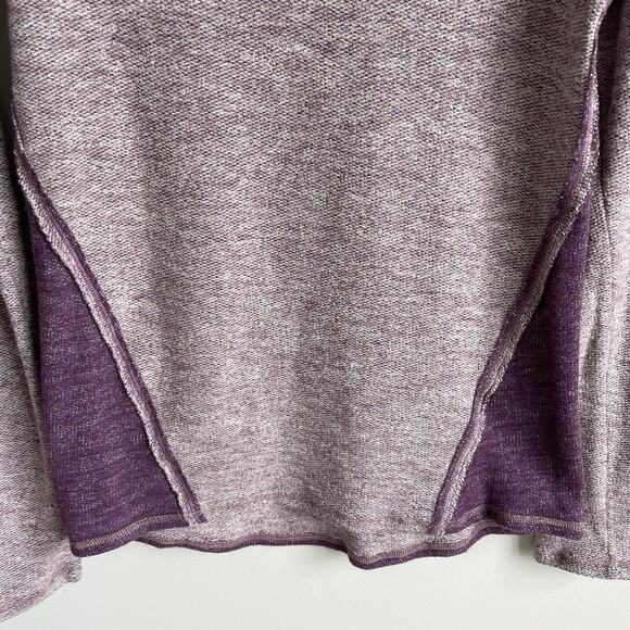 Khul Women's Cowl Neck Pullover Wool Blend Sweater Sz Small Purple Comfy Warm - Picture 3 of 12